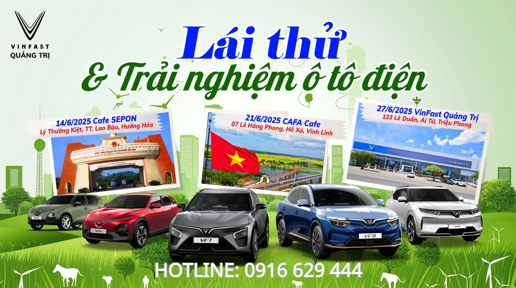 LÁI THỬ VINFAST QUẢNG TRỊ